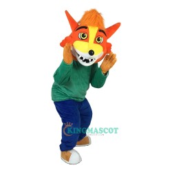 Colored Fox Uniform, Colored Fox Mascot Costume