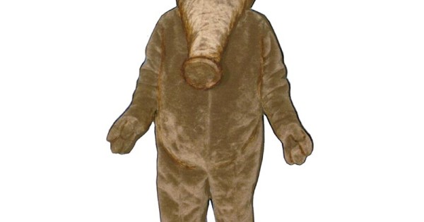 Comic Aardvark Uniform, Comic Aardvark Mascot Costume