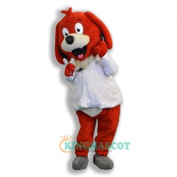 Custom Red Dog Uniform, Custom Red Dog Mascot Costume