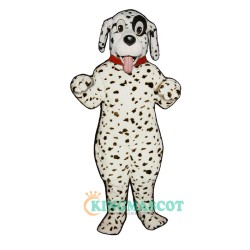 Cute Dalmatian With Collar Uniform, Cute Dalmatian With Collar Mascot Costume