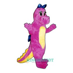 Dinah Dinosaur Bows Uniform, Dinah Dinosaur Bows Mascot Costume