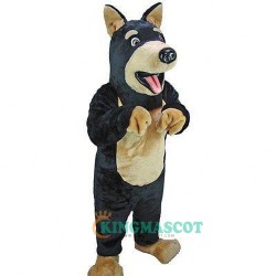 Doberman Dog Uniform, Doberman Dog Mascot Costume