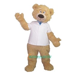 Yellow Plush Bear Uniform, Yellow Plush Bear Mascot Costume