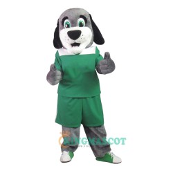 College Lovely Friendly Dog Uniform, College Lovely Friendly Dog Mascot Costume