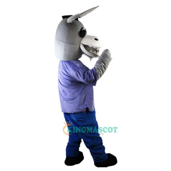Donkey Cartoon Uniform, Donkey Cartoon Mascot Costume