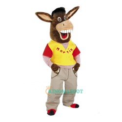 Cute Happy Donkey Uniform, Cute Happy Donkey Mascot Costume