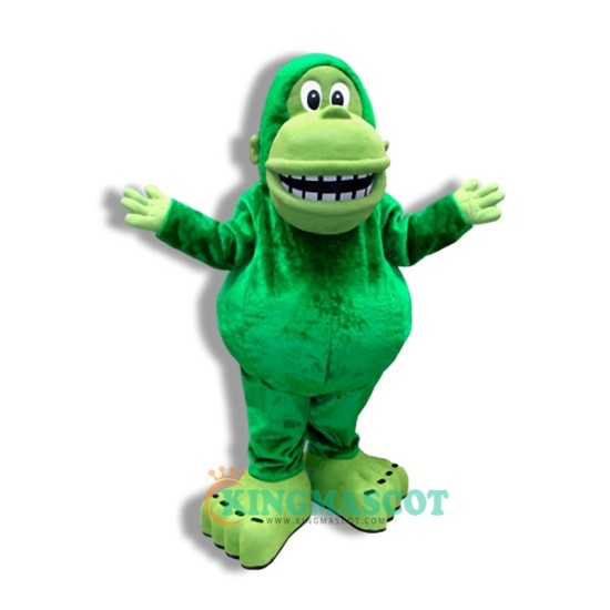 Monkey Uniform, Green Lovely Monkey Mascot Costume