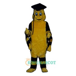 Educated Worm Uniform, Educated Worm Mascot Costume