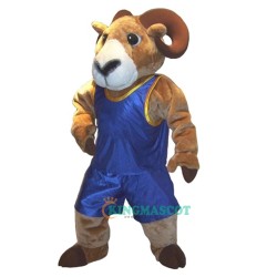 College Power Ram Uniform, College Power Ram Mascot Costume