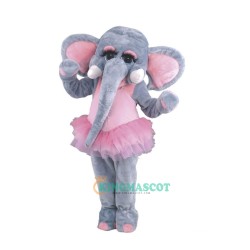 Cute Friendly Elephant Uniform, Cute Friendly Elephant Mascot Costume