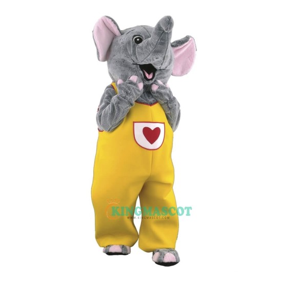 Cute Happy Elephant Uniform, Cute Happy Elephant Mascot Costume