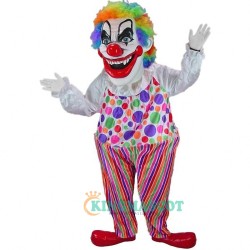 Evil Clown Uniform, Evil Clown Mascot Costume