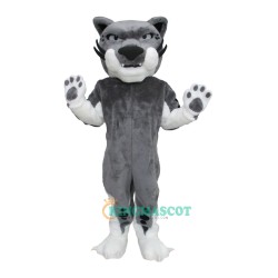 Ferocious Bobcat Cat Uniform, Ferocious Bobcat Cat Mascot Costume