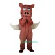Flying Pig Swine Cartoon Uniform, Flying Pig Swine Cartoon Mascot Costume