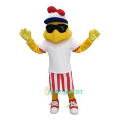 Frickers Glasses Chicken Uniform, Frickers Glasses Chicken Mascot Costume