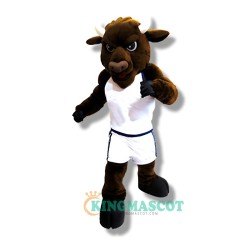 Bison Uniform, College Power Bison Mascot Costume