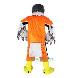 Gery Eagle Hawk Falcon Cartoon Uniform, Gery Eagle Hawk Falcon Cartoon Mascot Costume