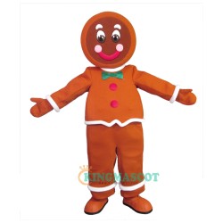 Gingerbread Man Uniform, Gingerbread Man Mascot Costume