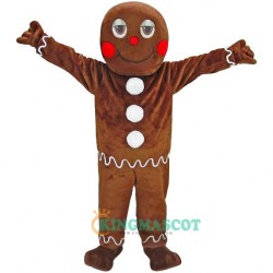 Gingerbread Man Uniform, Gingerbread Man Mascot Costume