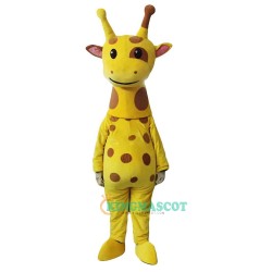 Giraffe Cartoon Uniform, Giraffe Cartoon Mascot Costume