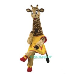 Cute Happy Giraffe Uniform, Cute Happy Giraffe Mascot Costume