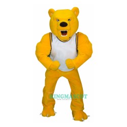 Golden Ferocious Power Bear Uniform, Golden Ferocious Power Bear Mascot Costume
