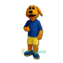 Dog  Uniform, Goldie Dog  Mascot Costume