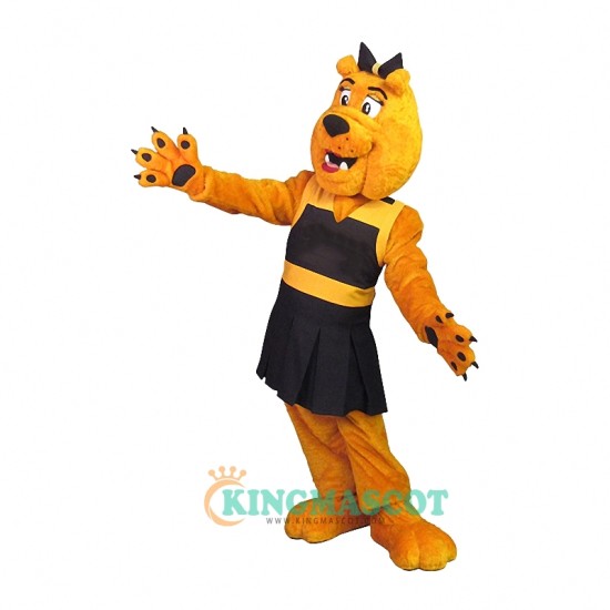 Goldie Charming Dog Uniform, Goldie Charming Dog Mascot Costume