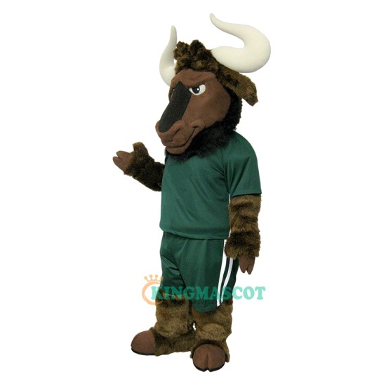 College Handsome Buffalo Uniform, College Handsome Buffalo Mascot Costume
