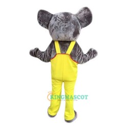 Gray Elephant Cartoon Uniform, Gray Elephant Cartoon Mascot Costume
