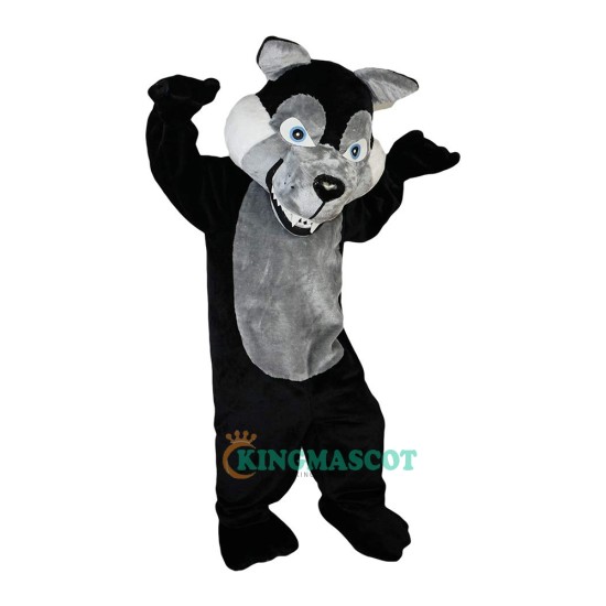 Gray Wolf Wolfish Cartoon Uniform, Gray Wolf Wolfish Cartoon Mascot Costume