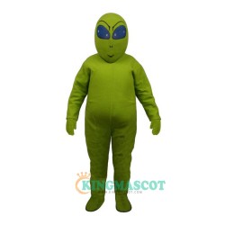 Green Alien Uniform, Green Alien Mascot Costume