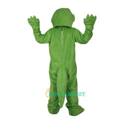 Green Crocodile Alligator Crocodilian Cayman Caiman Cartoon Uniform, Green Crocodile Alligator Crocodilian Cayman Caiman Cartoon Mascot Costume