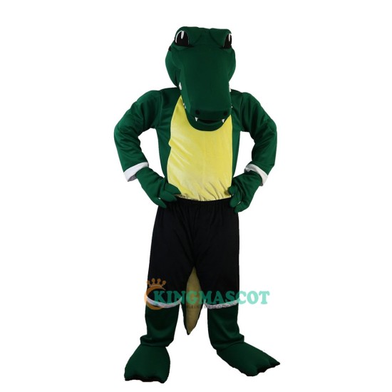 Green Crocodile Uniform, Green Crocodile Mascot Costume