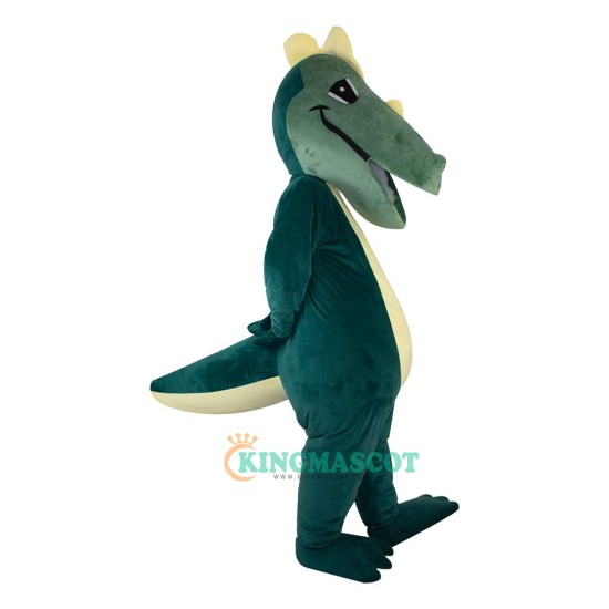 Green Dinosaur Dragon Crocodilian Cartoon Uniform, Green Dinosaur Dragon Crocodilian Cartoon Mascot Costume