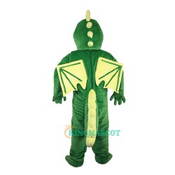 Green Dinosaur Magic Dragon Uniform, Green Dinosaur Magic Dragon Mascot Costume