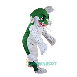 Green Fish Cartoon Uniform, Green Fish Cartoon Mascot Costume
