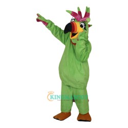 Bird Cartoon  Uniform, Green Parrot