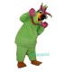 Bird Cartoon  Uniform, Green Parrot