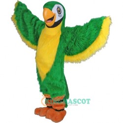 Green Parrot Uniform, Green Parrot Mascot Costume