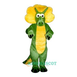 Green Triceratops Uniform, Green Triceratops Mascot Costume