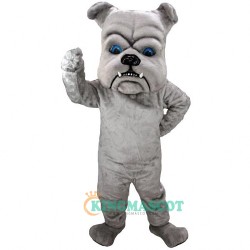 Grey Bulldog Uniform, Grey Bulldog Lightweight Mascot Costume