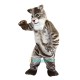 Grey Cat Cartoon Uniform, Grey Cat Cartoon Mascot Costume