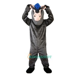 Grey Donkey Ass Uniform, Grey Donkey Ass Mascot Costume
