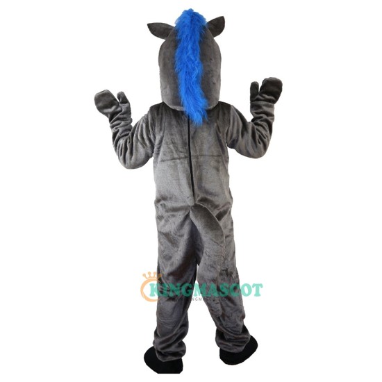 Grey Donkey Ass Uniform, Grey Donkey Ass Mascot Costume