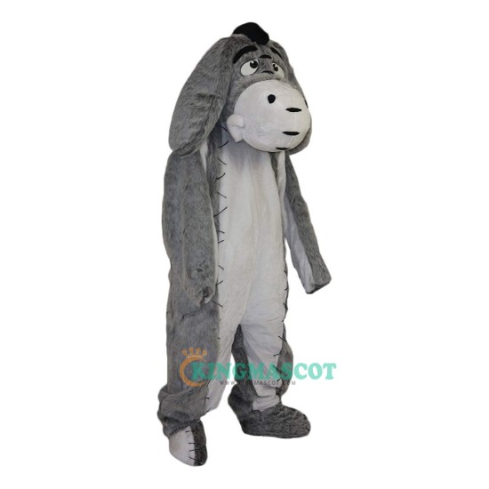 Grey Donkey Jackass Neddy Cartoon Uniform, Grey Donkey Jackass Neddy Cartoon Mascot Costume