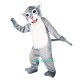 Grey Leopard Panther Cat Lynx Cartoon Uniform, Grey Leopard Panther Cat Lynx Cartoon Mascot Costume