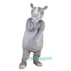 Grey Rhinocero Uniform, Grey Rhinocero Mascot Costume
