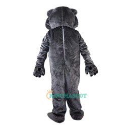 Grey Shar Pei Cartoon Uniform, Grey Shar Pei Cartoon Mascot Costume