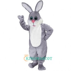 Grey & White Uniform, Grey & White Lightweight Mascot Costume